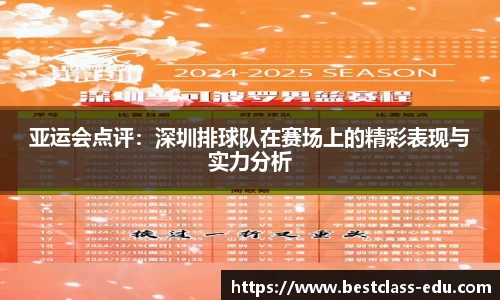 亚运会点评：深圳排球队在赛场上的精彩表现与实力分析