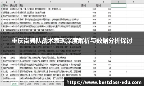 重庆街舞队战术表现深度解析与数据分析探讨
