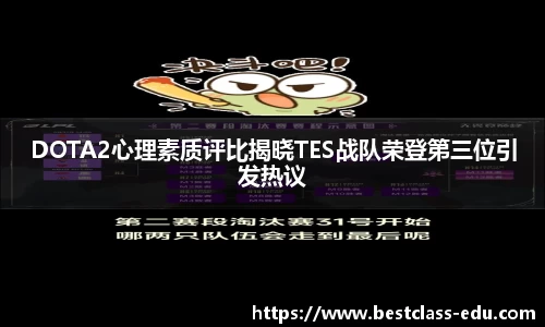 DOTA2心理素质评比揭晓TES战队荣登第三位引发热议